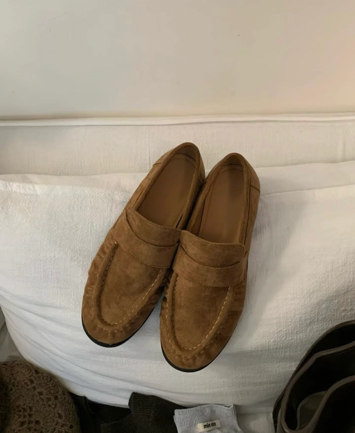 Arrow Suede loafers