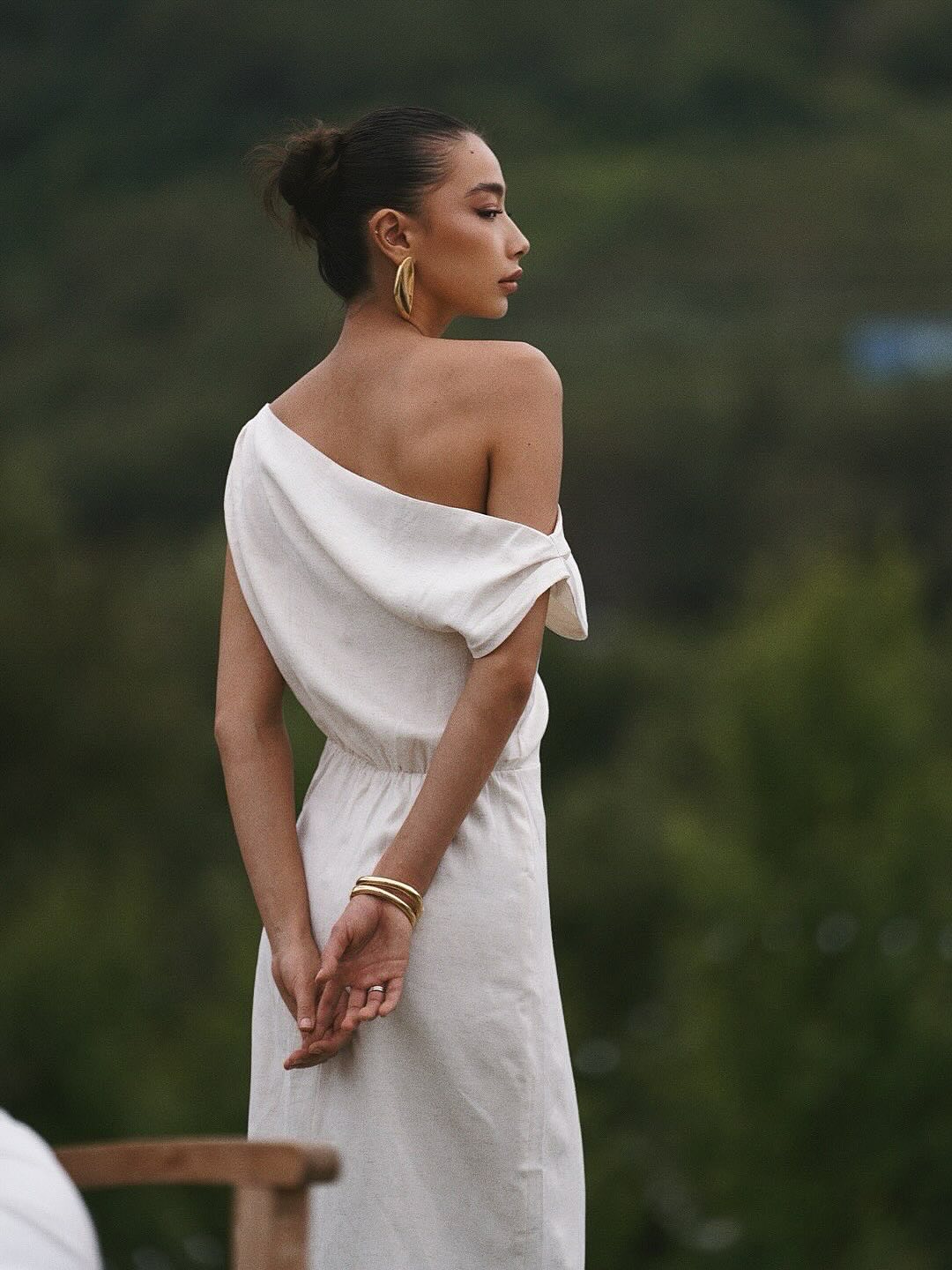 Ruffle Halter Maxi Dress