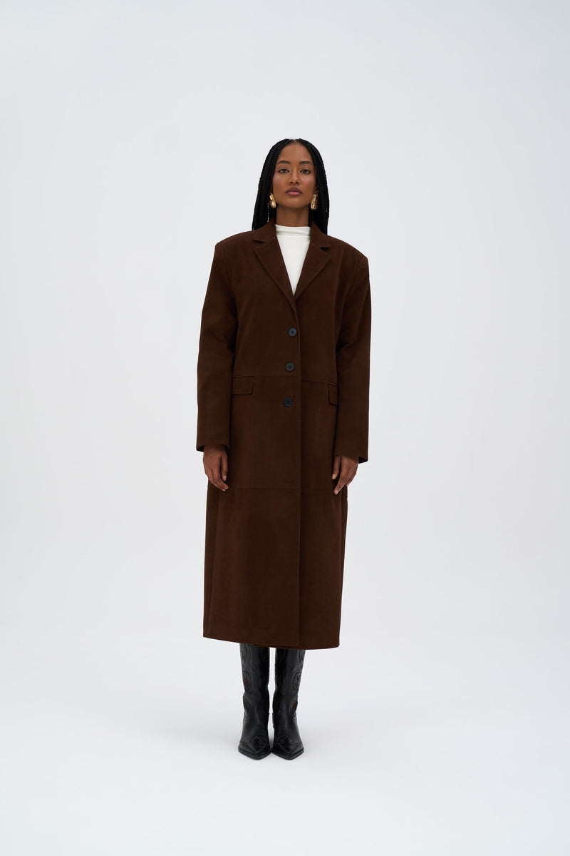 Luxe Suede Coat