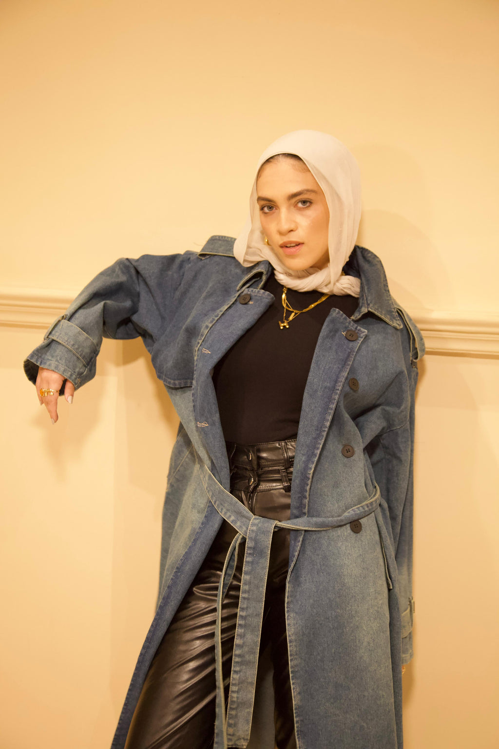 The Denim Trench Coat