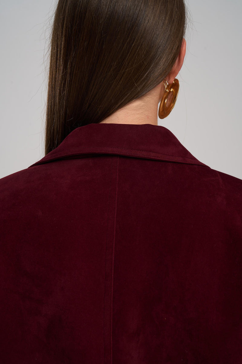 Luxe Suede Coat
