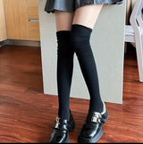 Pleated long boots socks