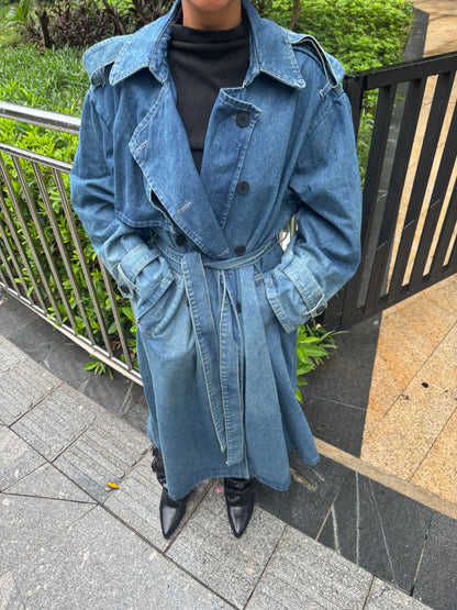 The Denim Trench Coat