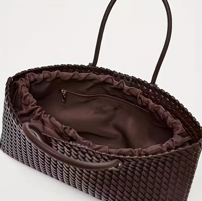 Woven tote bag
