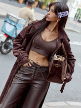 Vogue Leather Trousers