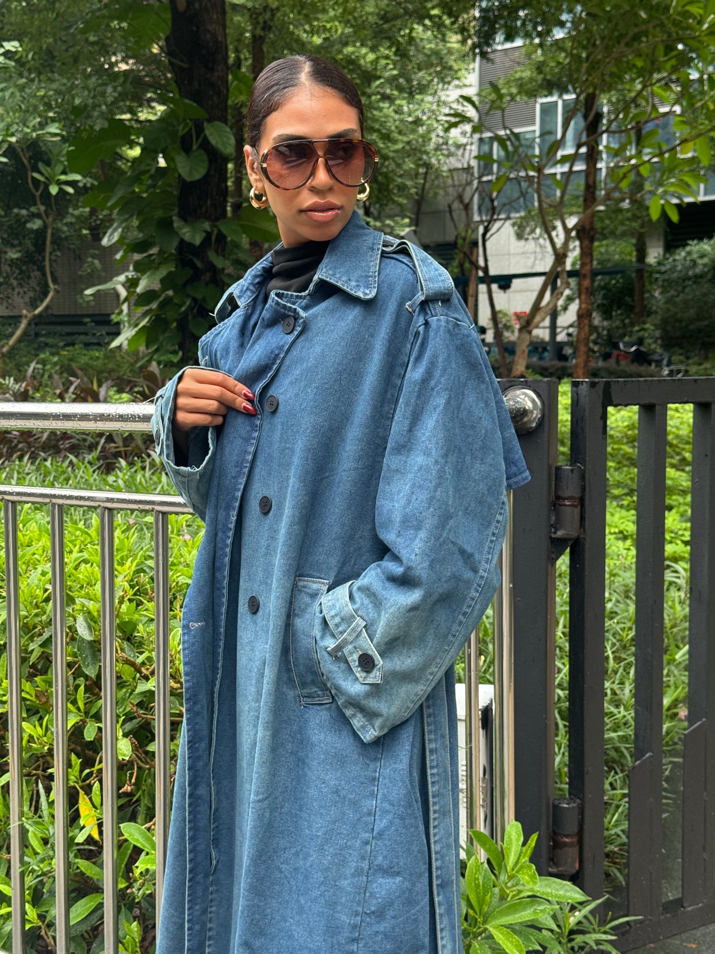 The Denim Trench Coat