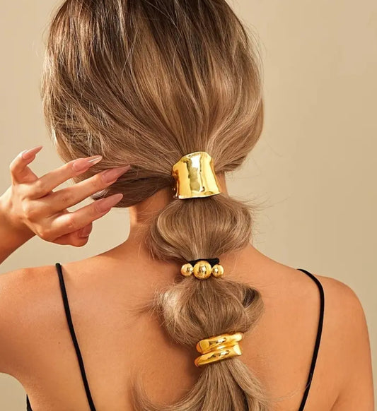 Gold Hair Ties