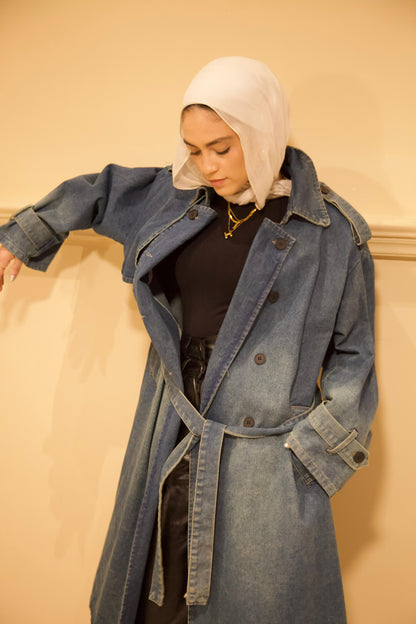The Denim Trench Coat