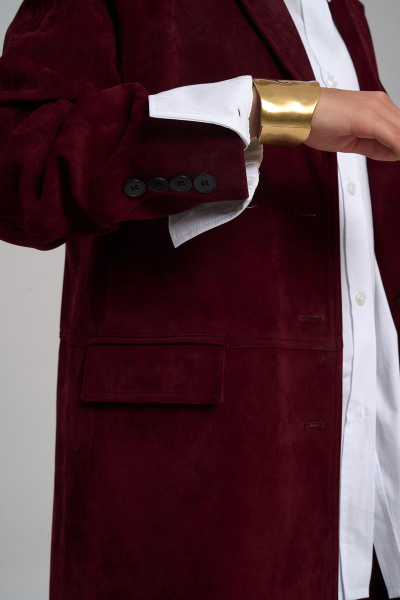 Luxe Suede Coat