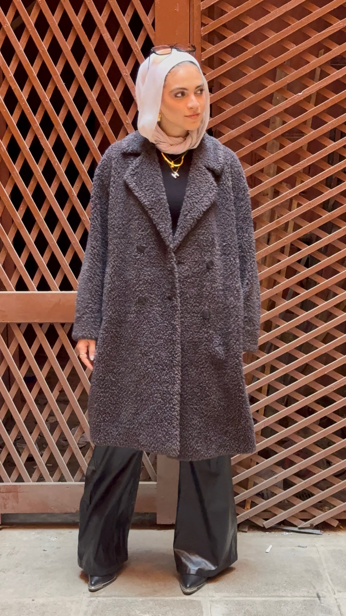 The Teddy Leather-Lined Coat