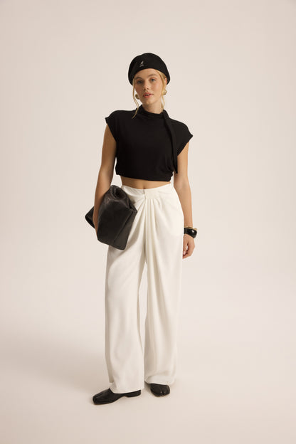 Twisted Draped Pants