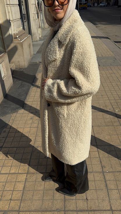 The Teddy Leather-Lined Coat