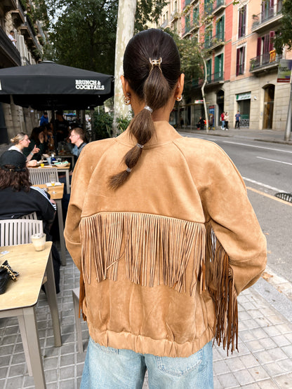 Suede Fringes jacket