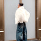 Short Eco Fur Coat