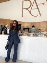 Amna in Strike Denim