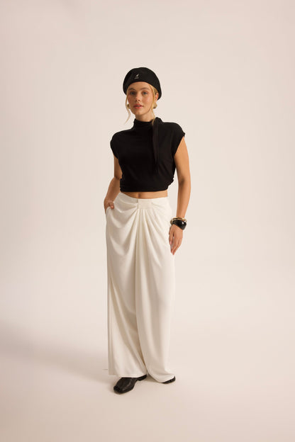 Twisted Draped Pants