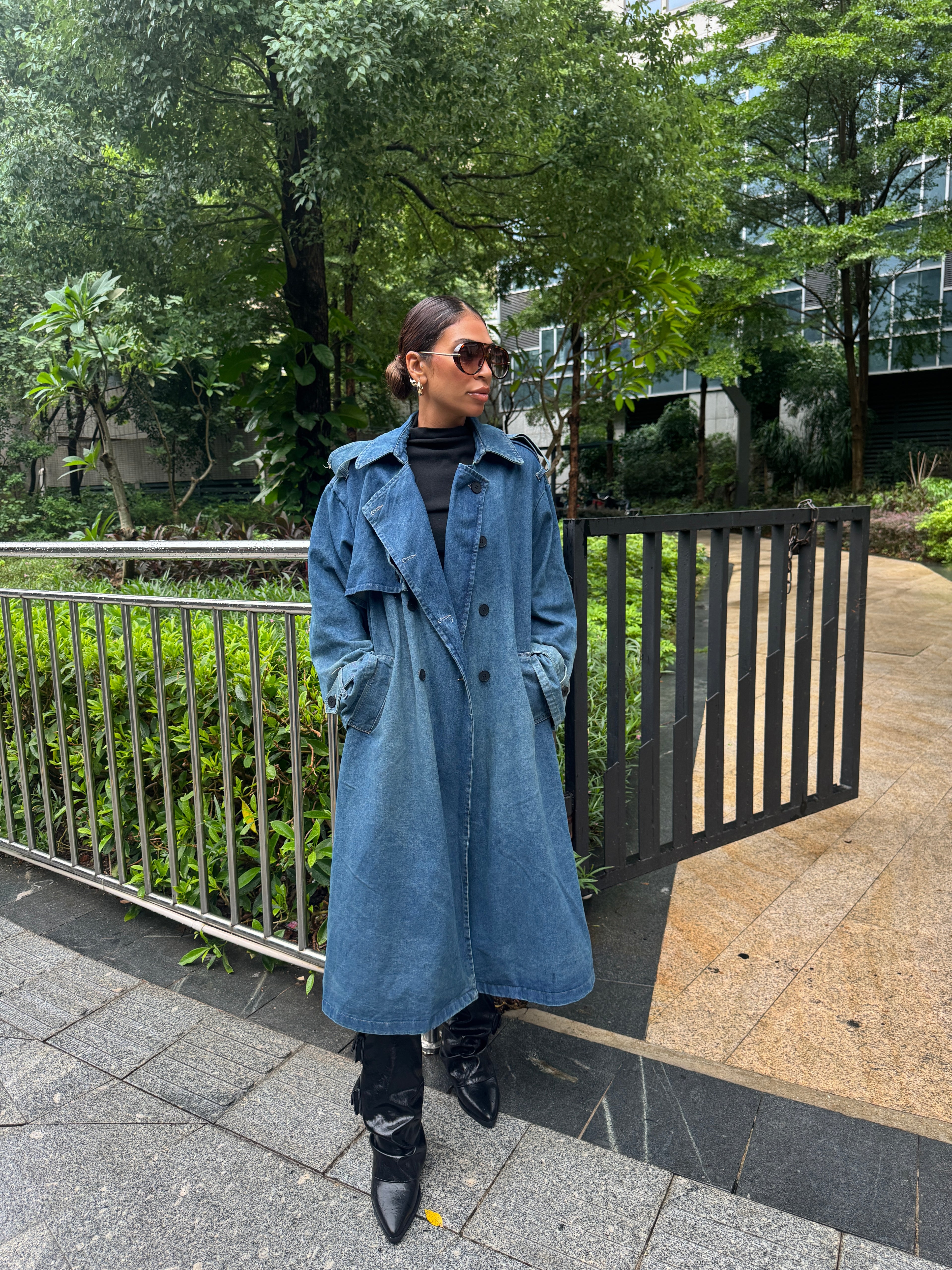 The Denim Trench Coat