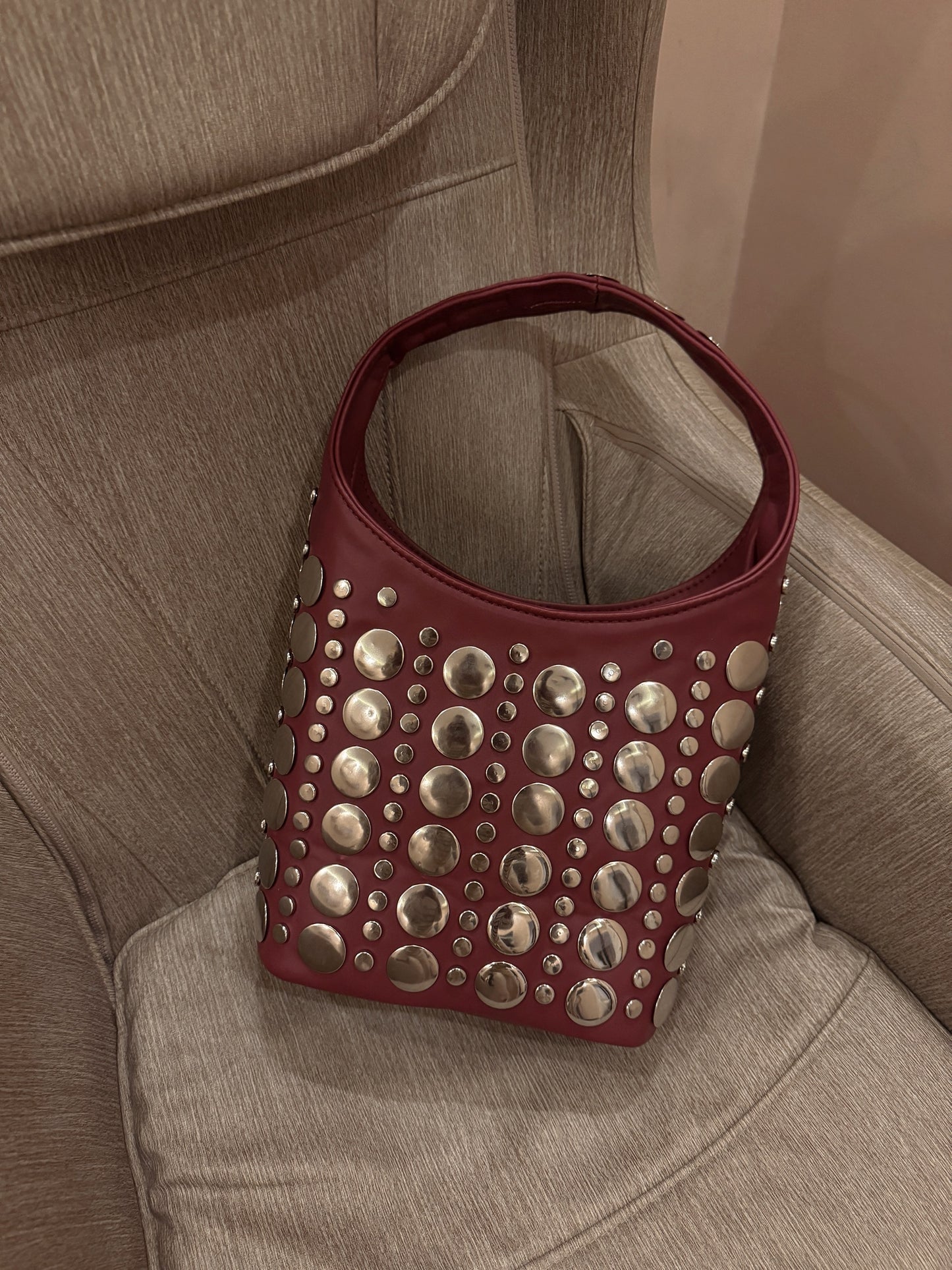 Polka Studded Bag