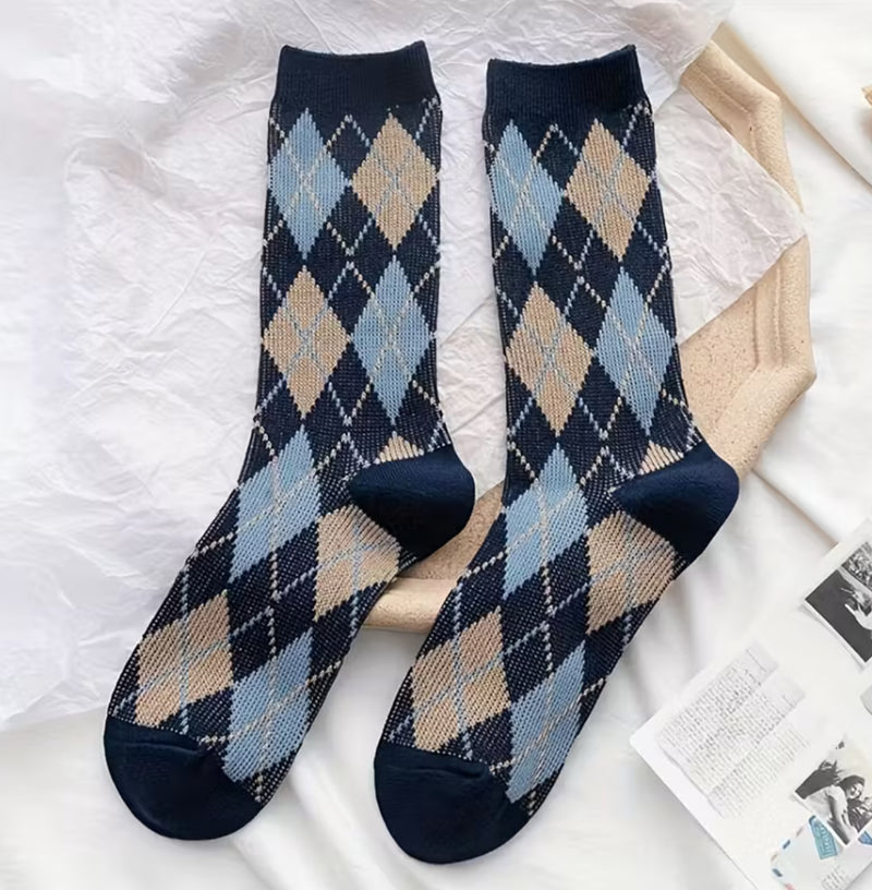 Gingham Socks