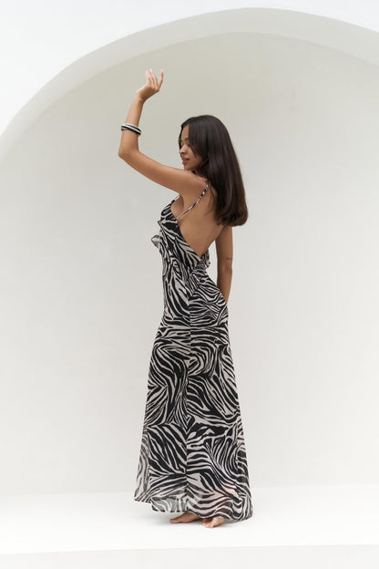 Eclipse Bloom Maxi Dress