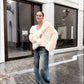 Short Eco Fur Coat