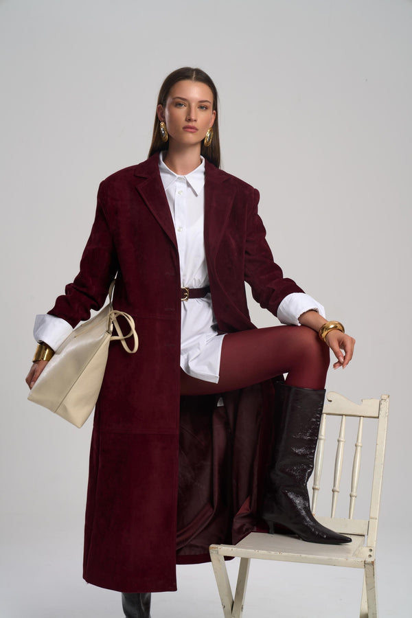 Luxe Suede Coat