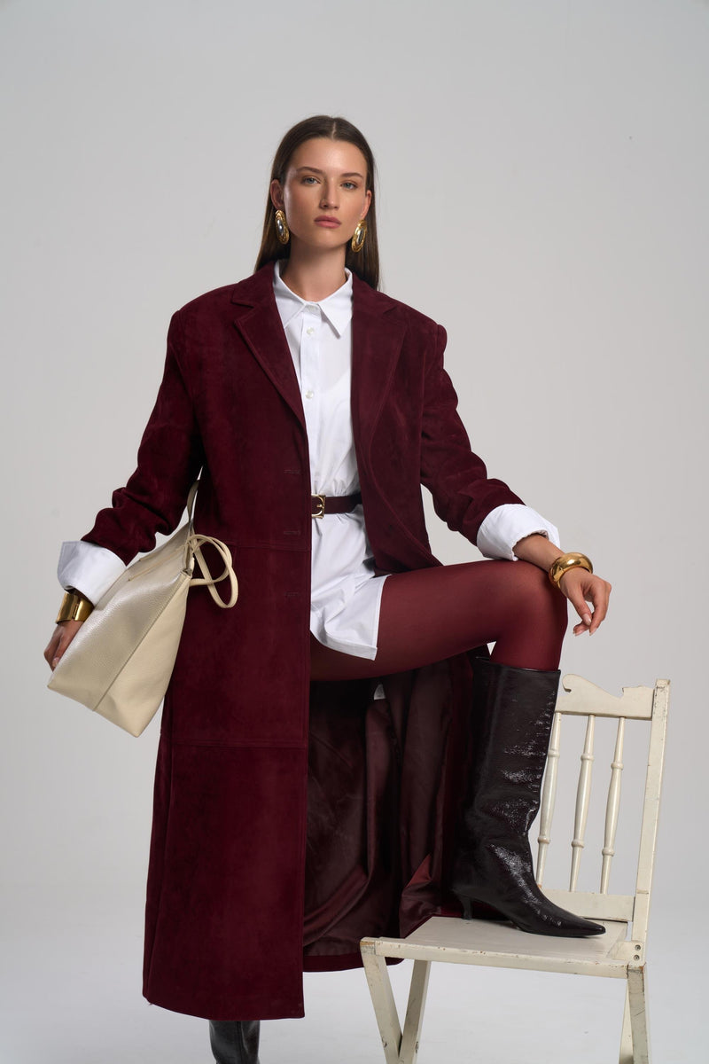 Luxe Suede Coat