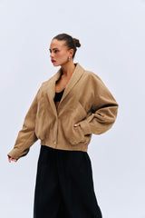 City Suede Bomber