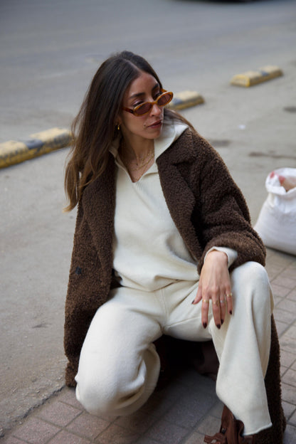 The Teddy Leather-Lined Coat