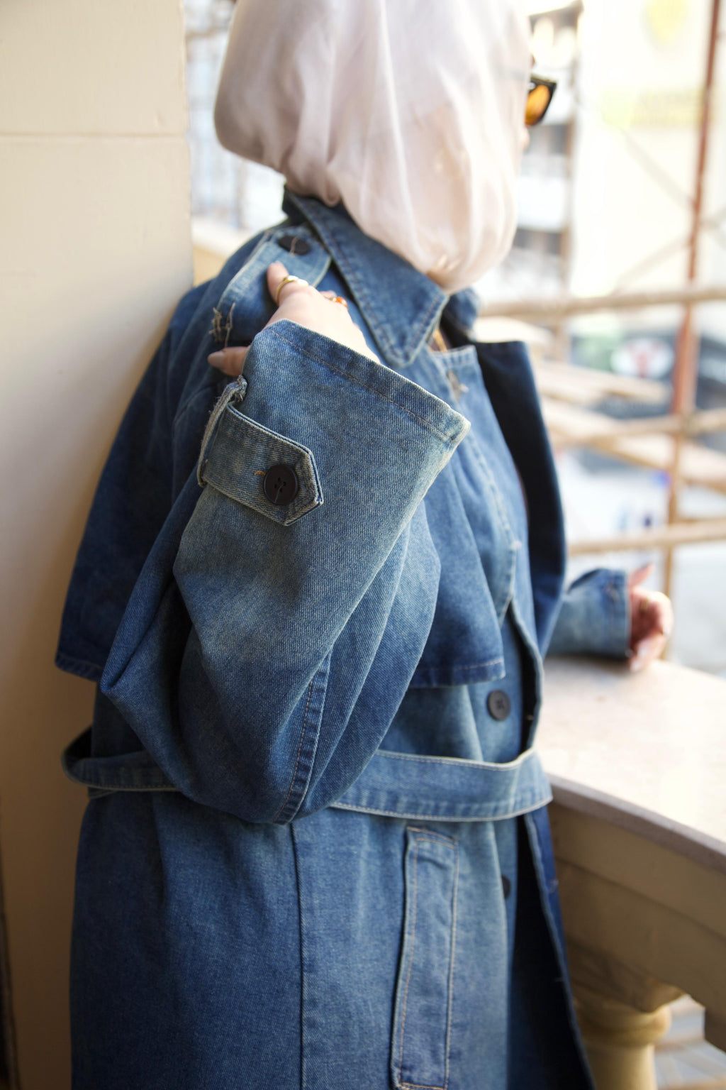 The Denim Trench Coat