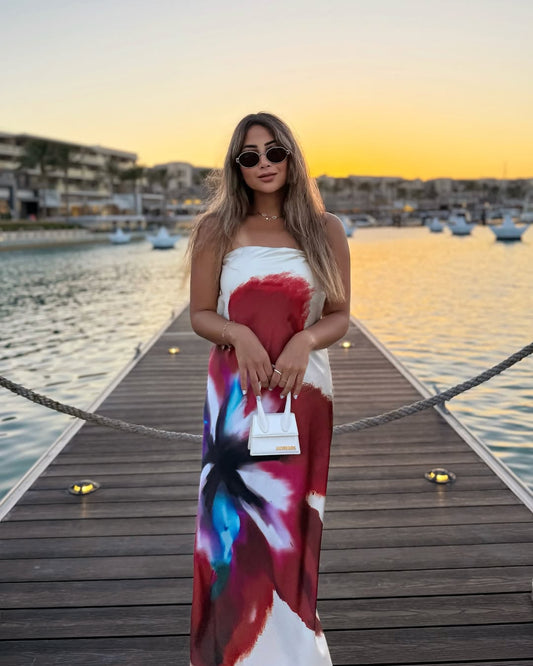 Bloom Backless Maxi Dress