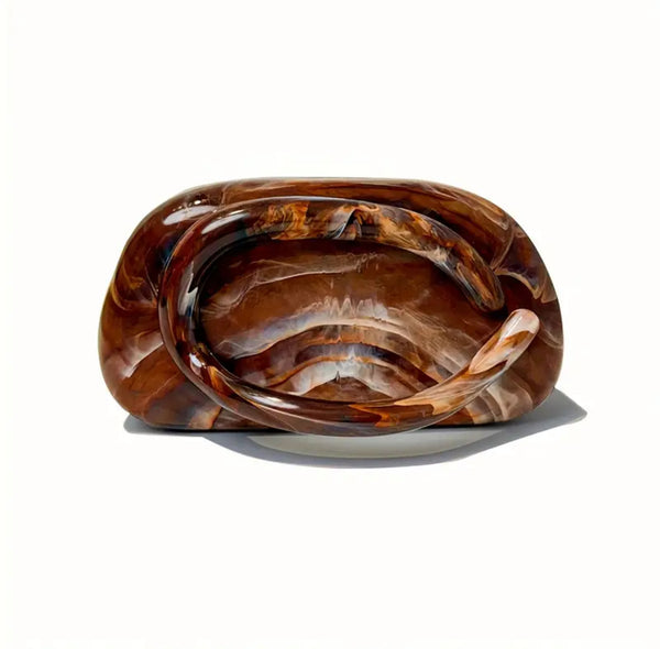 Acrylic Marble clutch