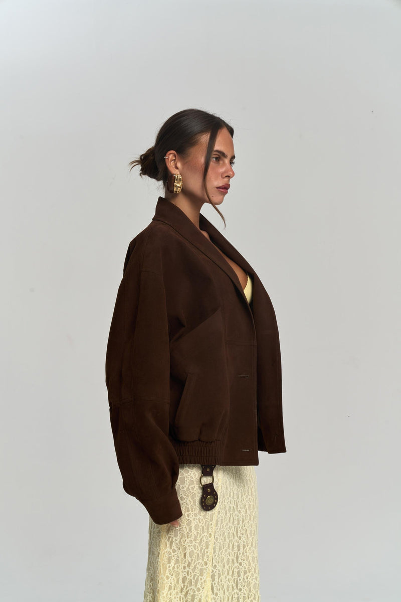 City Suede Bomber