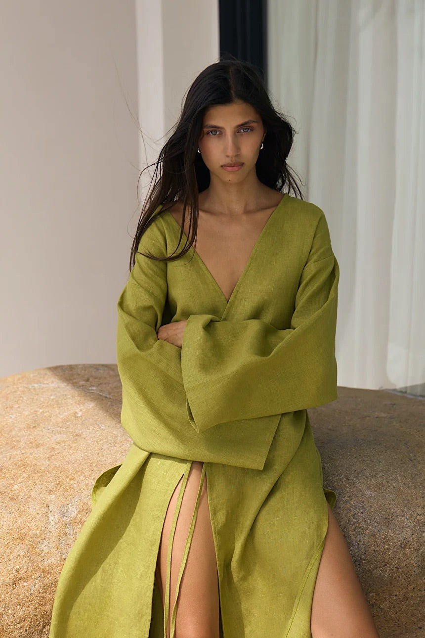 Samntha wrap kimono