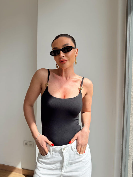 Gold Medallion Bodysuit