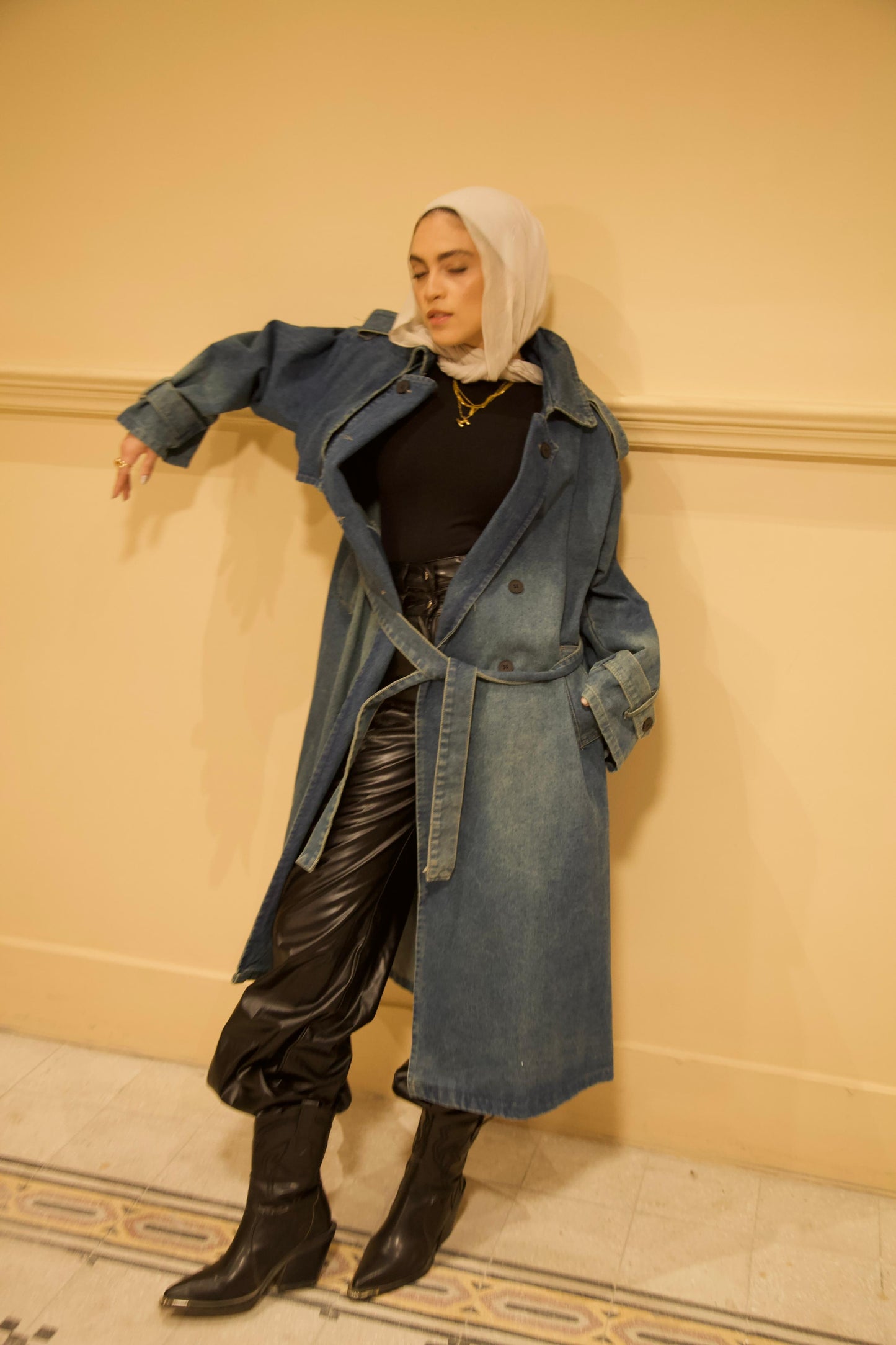 The Denim Trench Coat