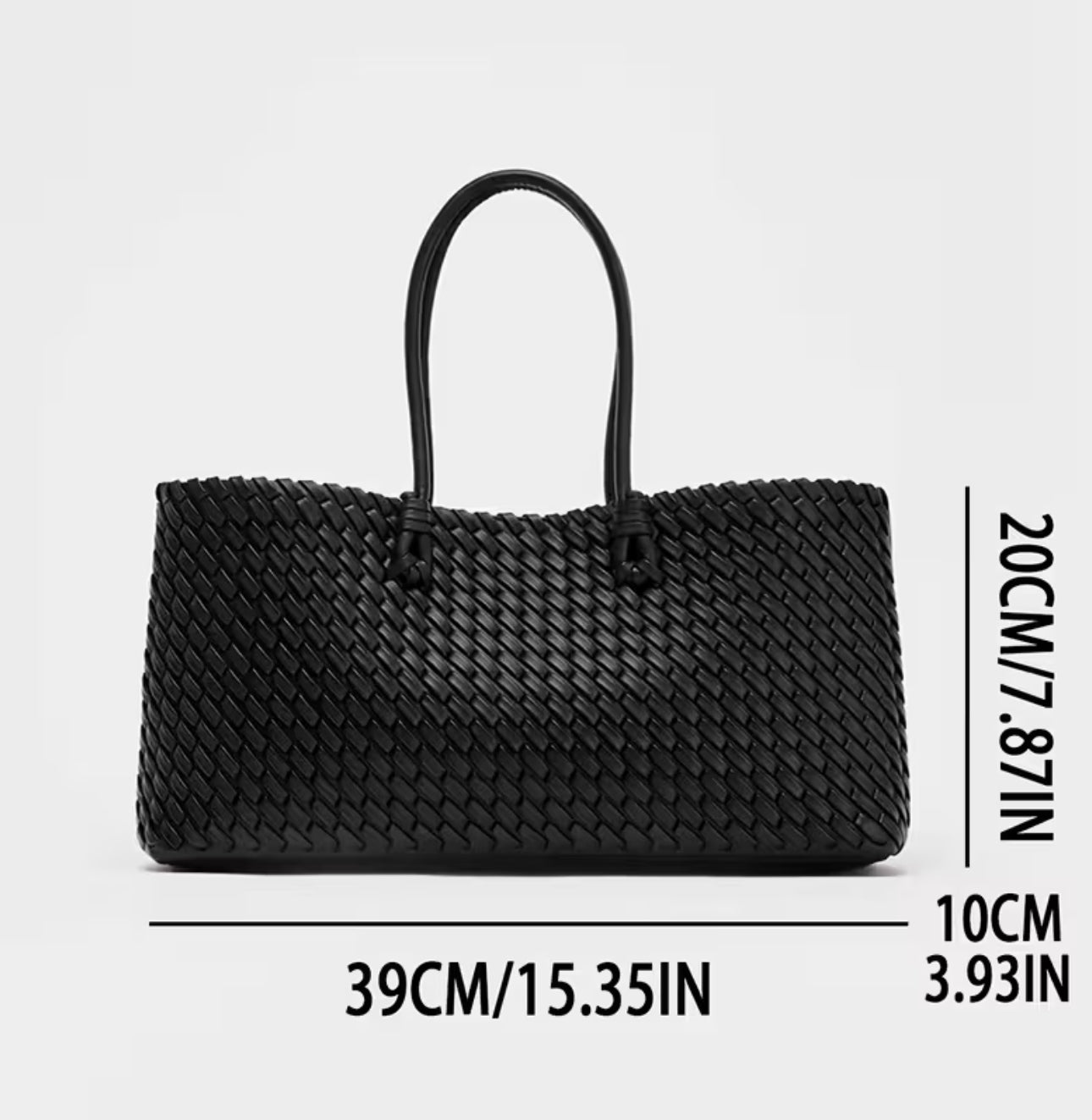 Woven tote bag