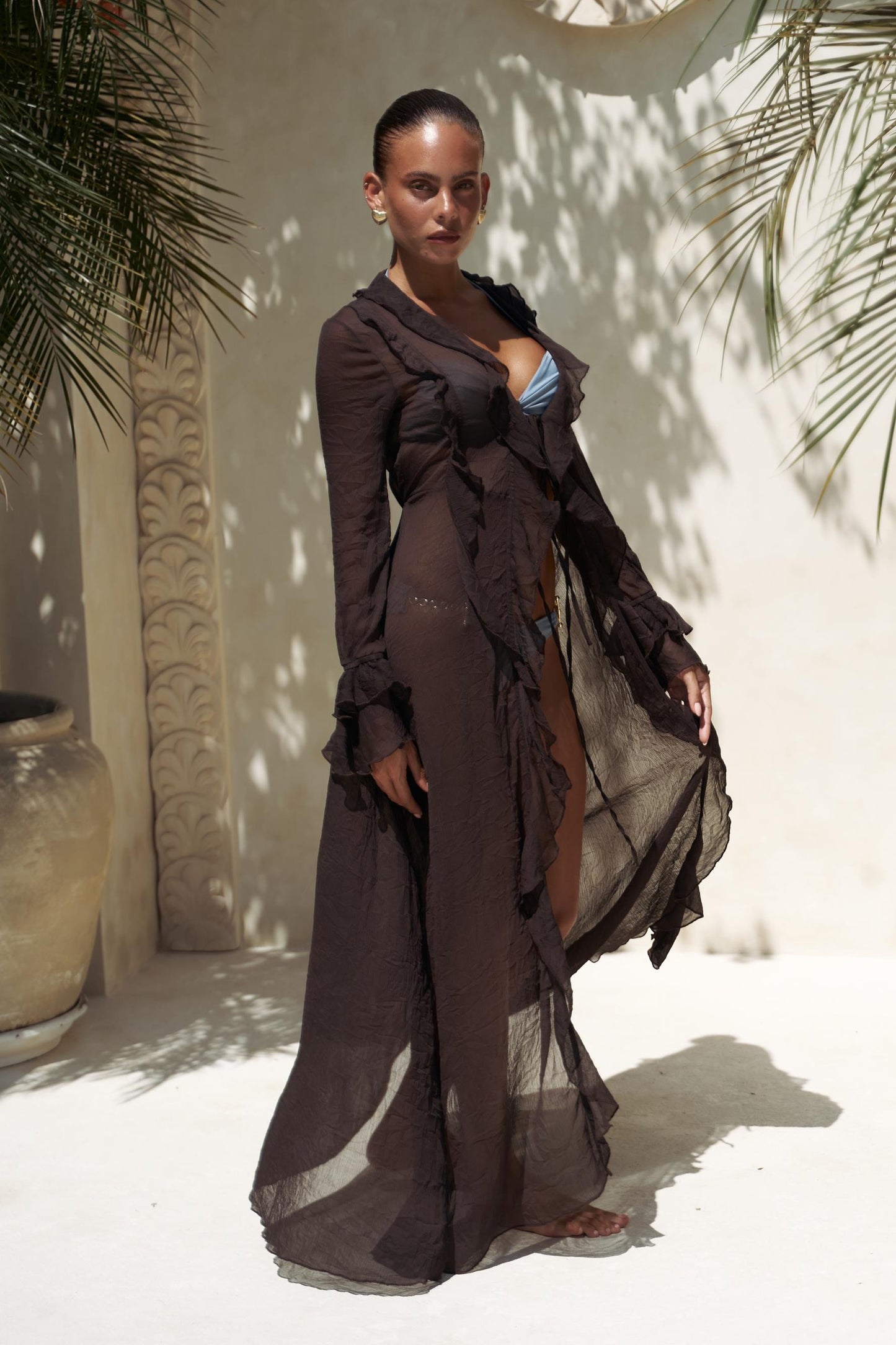 Isla Ruffle Cover-Up