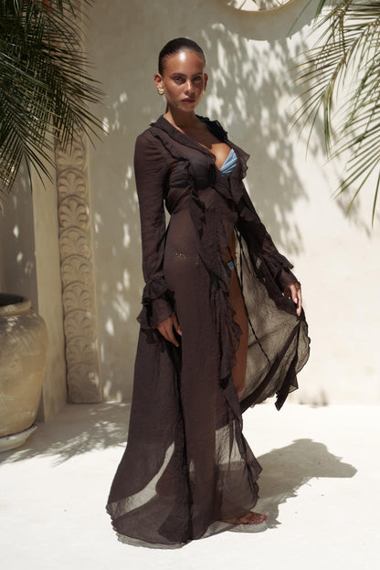 Isla Ruffle Cover-Up