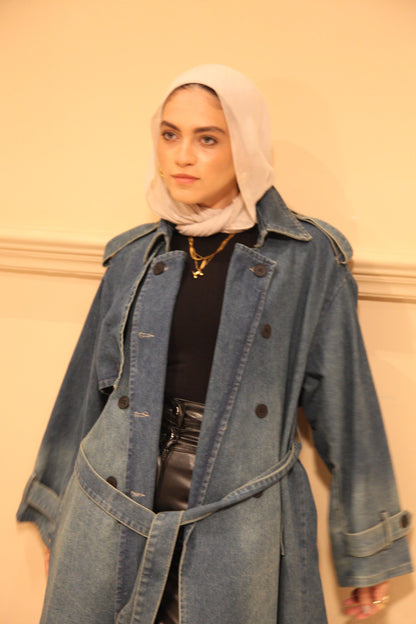 The Denim Trench Coat