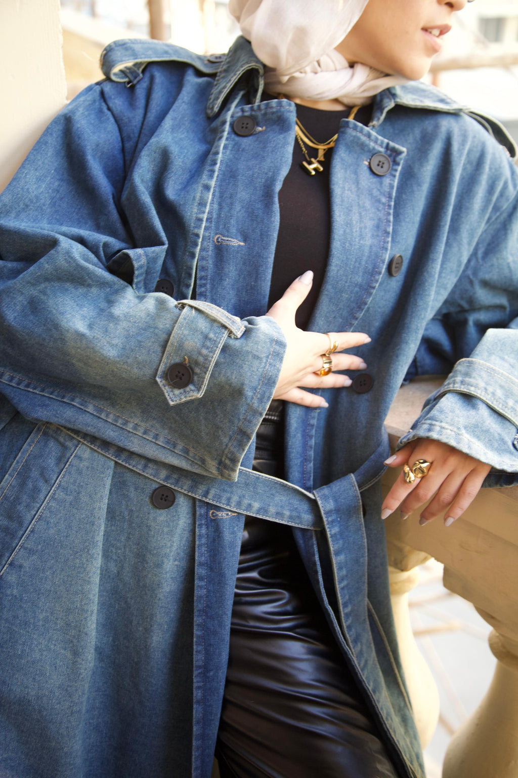 The Denim Trench Coat