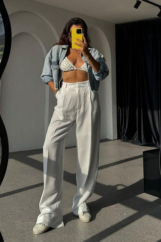 Tofu wide Pants