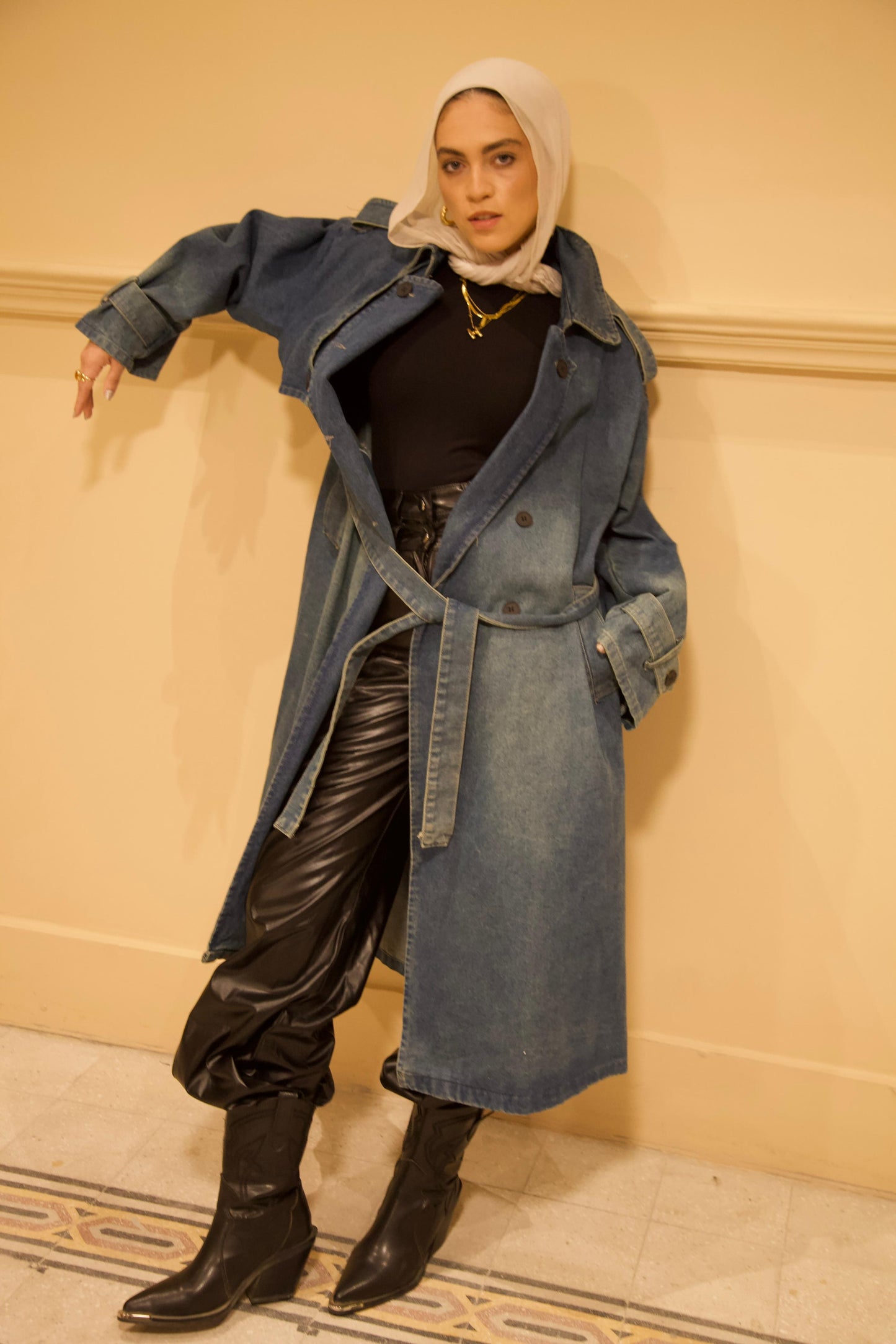The Denim Trench Coat