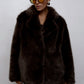 Short Eco Fur Coat