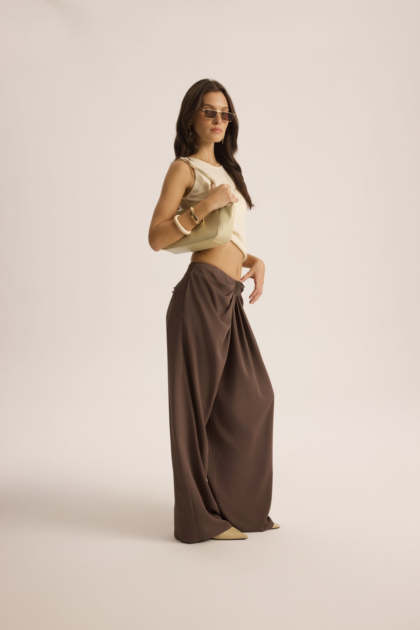 Twisted Draped Pants