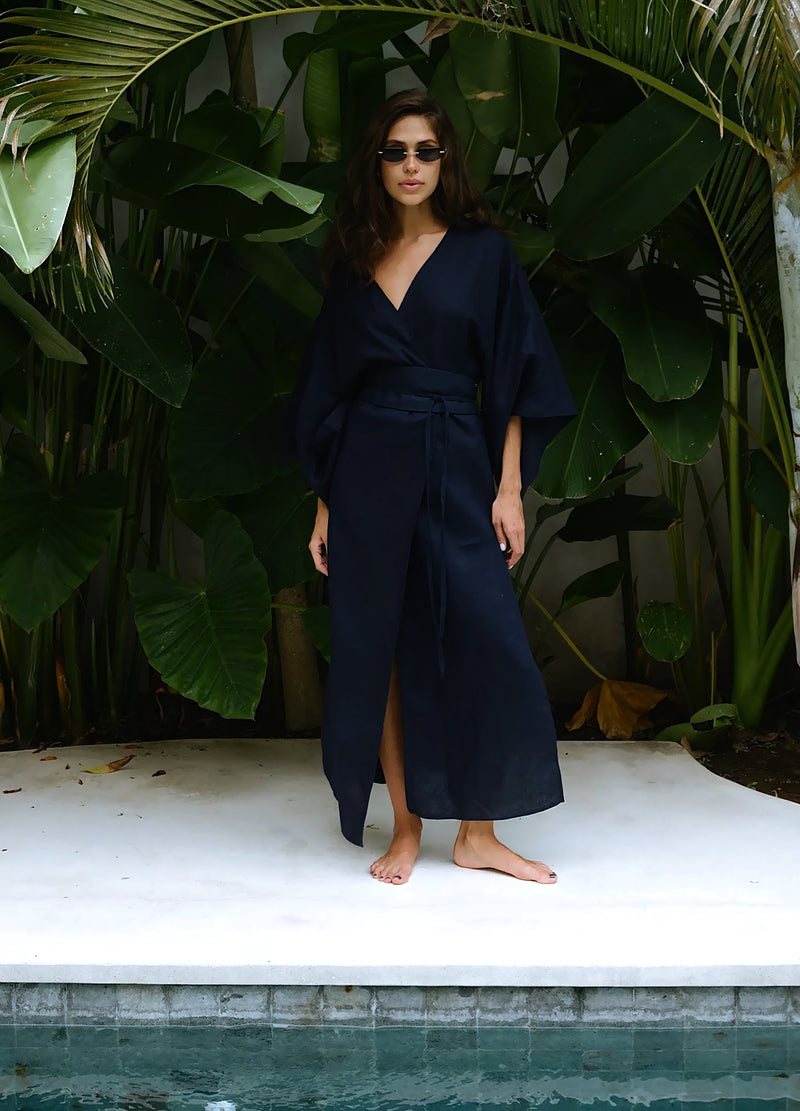 Samntha wrap kimono
