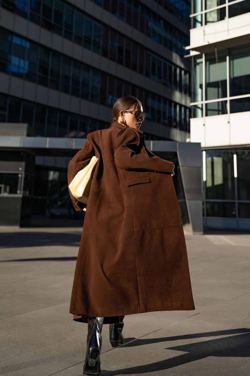 Luxe Suede Coat