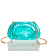 Acrylic Marble clutch