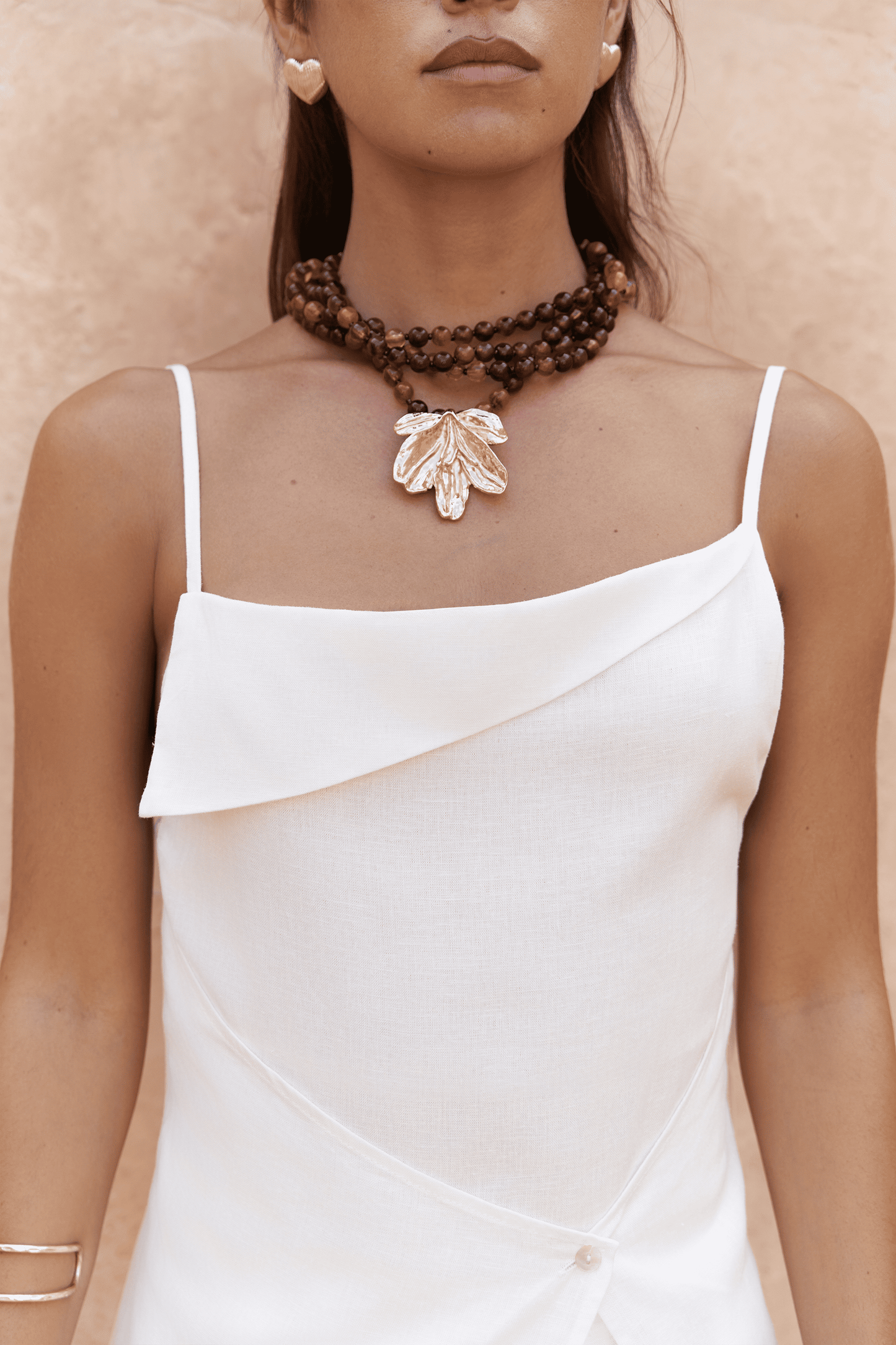 Elara Draped Maxi Dress