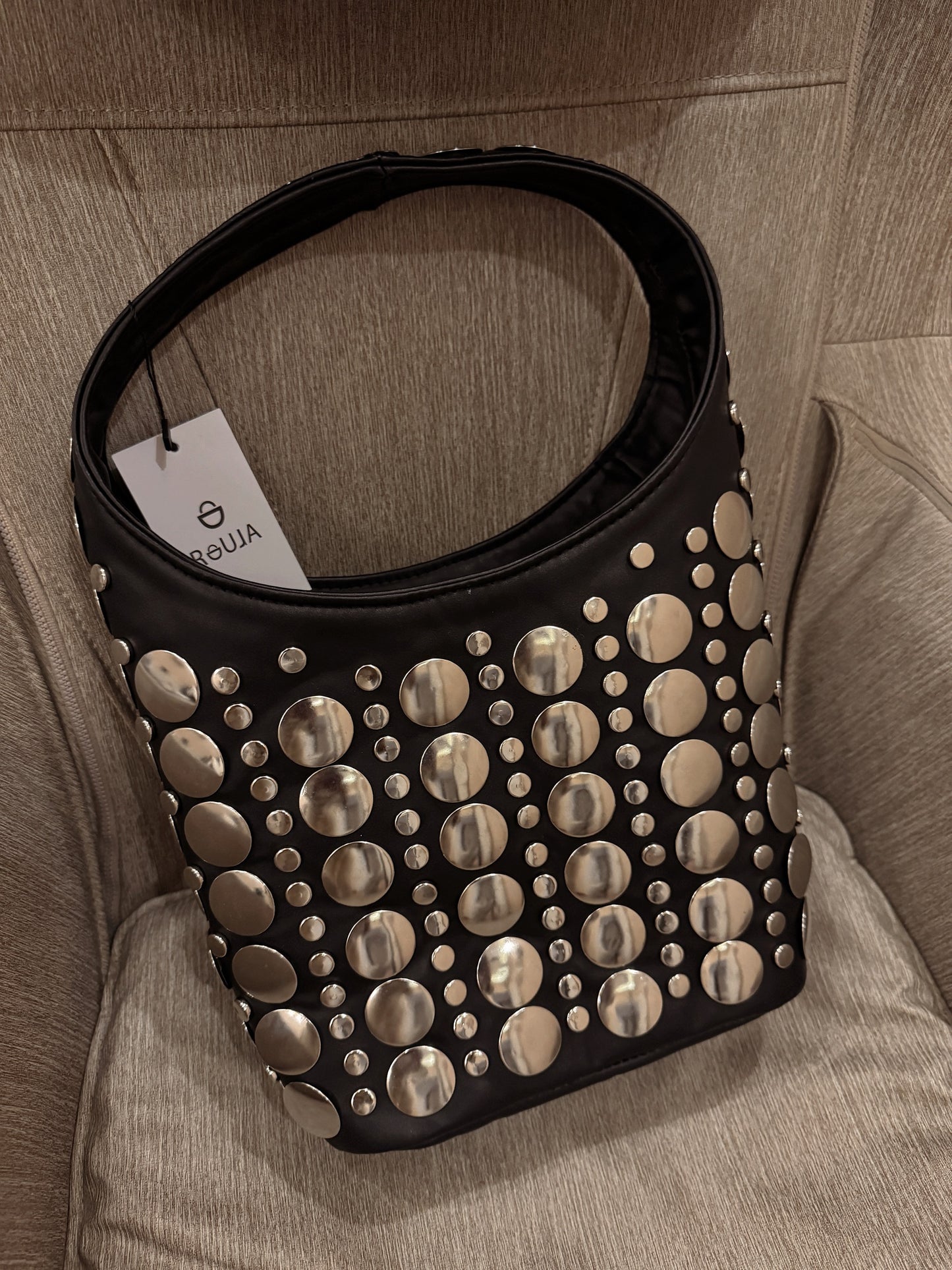 Polka Studded Bag